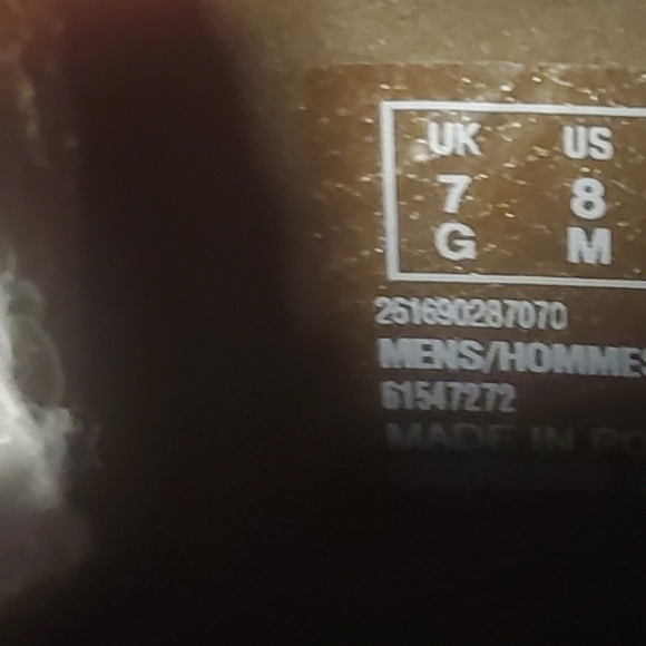 Clarks Red and Brown Men's Boots - Picture 7 of 7